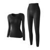 Комплект термобелья для женщин, кальсоны, базовый слой, рубашка с длинным рукавом и леггинсы для зимней холодной погоды