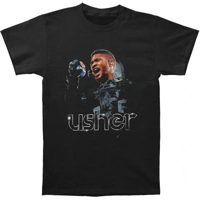 Usher Live Performance Portrait T-Shirt