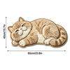 Special-shaped Cat Floor Mat Absorbent Animal Door Mat Cute Cat Shaped Rug  Bedroom Decor