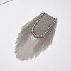 Pin Tassel Chain Epaulette Cool Jacket Vintage Brooch Retro Brooch Shoulder Board  Men