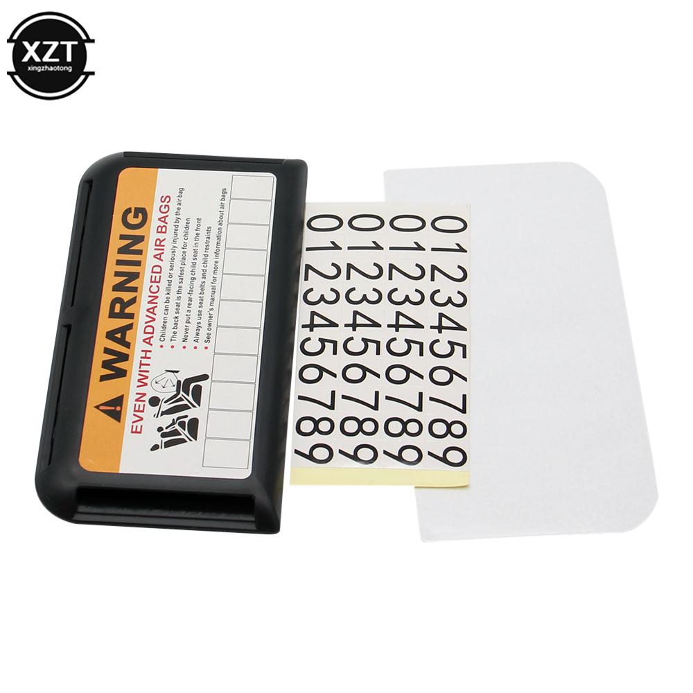 Автомобильный козырек-органайзер для временной парковки, держатель для телефонного номера, держатель для высокоскоростной карты IC, хранение, уборка