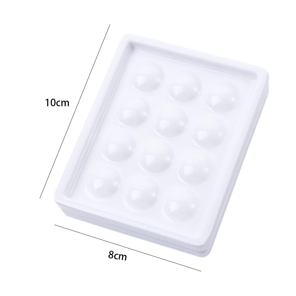 Nail Painting Tools Paint Mixing Dishes Empty Nail Art Color Palette Nail Pigment Holder Nail Polish Palette Watercolor Palette
