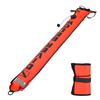 4FT High Visibility Inflatable Scuba Diving SMB Surface Signal Marker Buoy Accessory