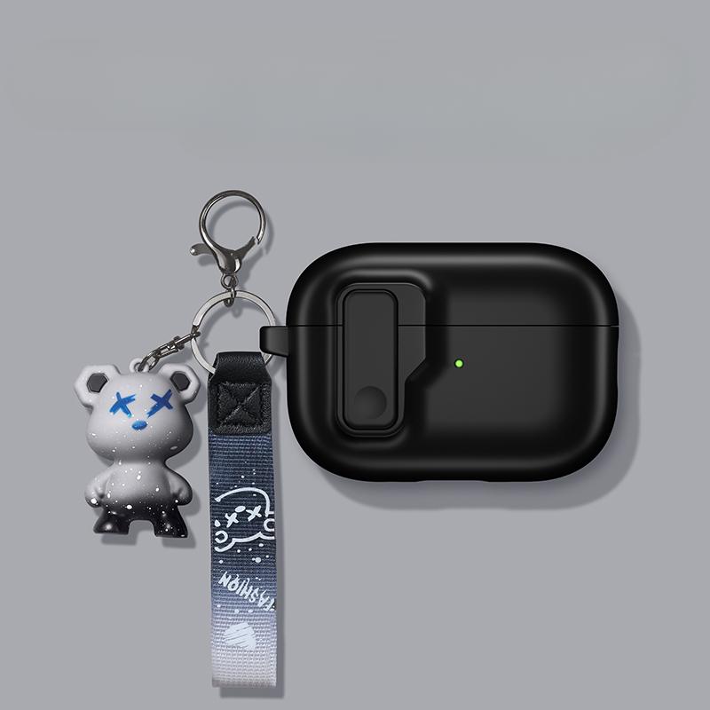 Для Airpods 4 наушники противоударный чехол автоматический переключатель безопасный замок защитный силиконовый чехол для Apple Airpods4 аксессуары