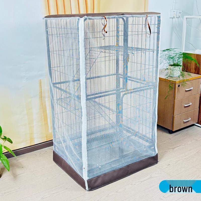 Двухслойный сетчатый чехол для клетки кошки: Защита от комаров, дождя, ветра и солнца