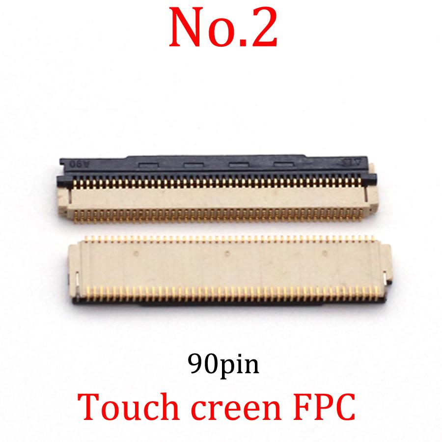 2pcs 35 90 Pin Battery FPC Connector LCD Display Touch Screen FPC Connector Plug For Samsung Galaxy Tab A 10.1 T580 T585 T587