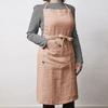 Adjustable Chef's Apron "Soline" 70 X 85 Cm Washed Linen