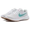 Nike Revolution 6 Легкая амортизация Нескользящие Дышащие Низкие Повседневные Кроссовки для Бега Женские кроссовки Белый Серый DC3729-012