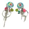 [P7430] - Designer Clips 'Lilipoupettes' Multi-colored Silver - 90x30 Mm