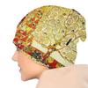 Древо жизни Густава Климта Капот Шапка Вязаные шапки Женские унисекс Мода Живопись Зимние шапочки Skullies Шапки для лыж