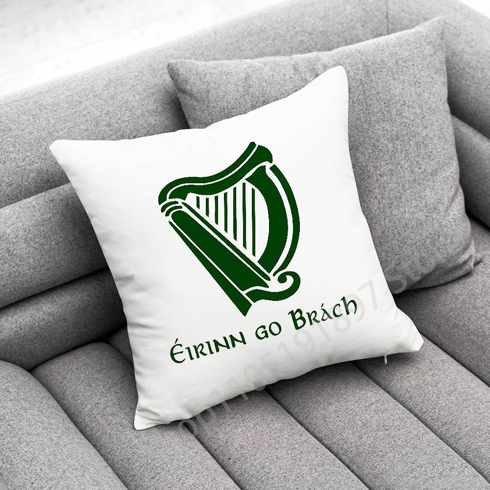 Чехол на подушку с флагом Ирландии, ирландской арфой, Erin Go Bragh Для подушек 50см 40см 55см 45*45см 30см Квадратный чехол на подушку для спальни
