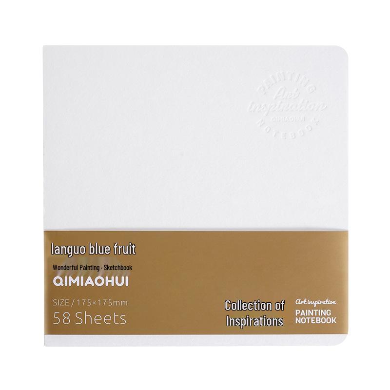Blue Fruit Sketchbook: Durable Acrylic Blank Drawing Pad for Students