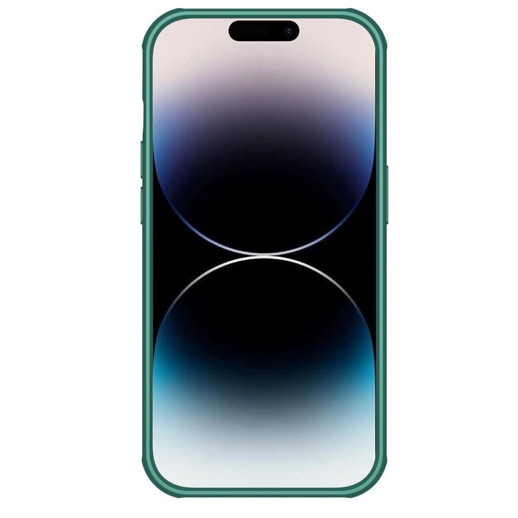 Nillkin Camshield Pro Case Etui Iphone 14 Pro Max Pancerny Pokrowiec Osłona Na Aparat Kamerę Zielony