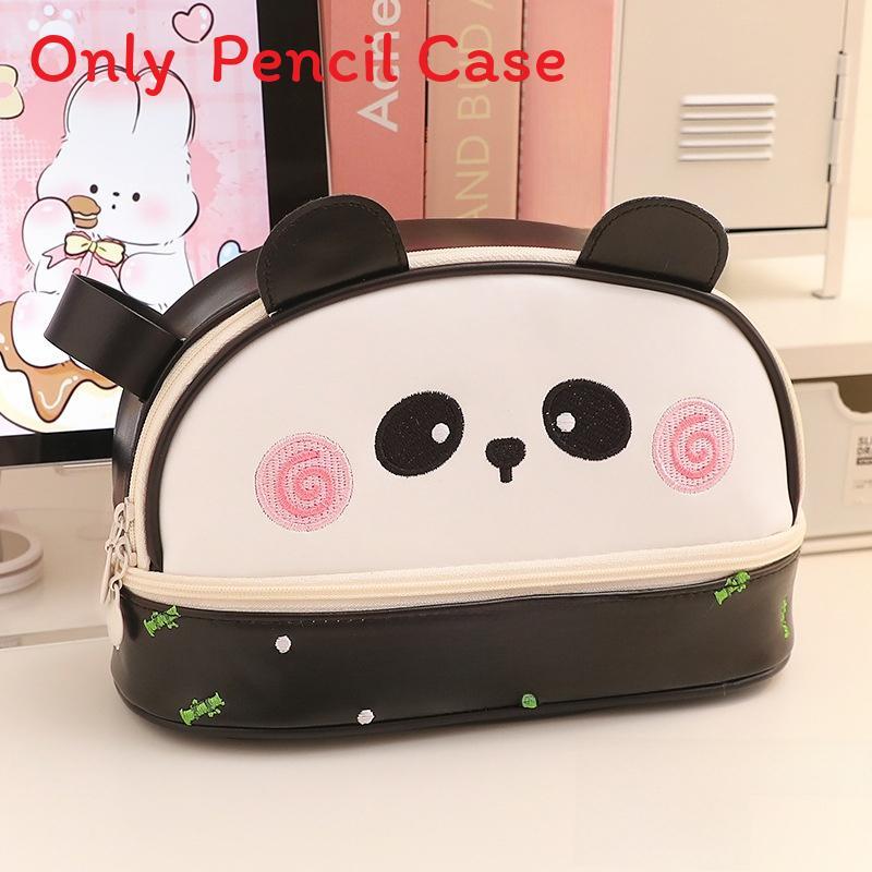 Пенал Panda Pu с большим объемом для студентов и офисных принадлежностей