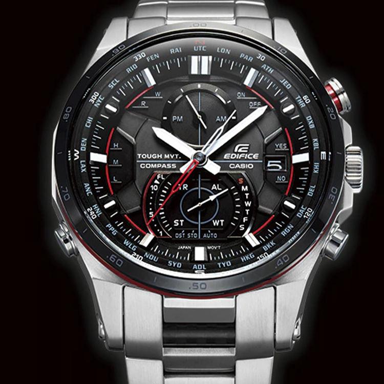 Casio Мужские часы EDIFICE Черные EQW-A1200DB-1A EQW-A1200DB-1A