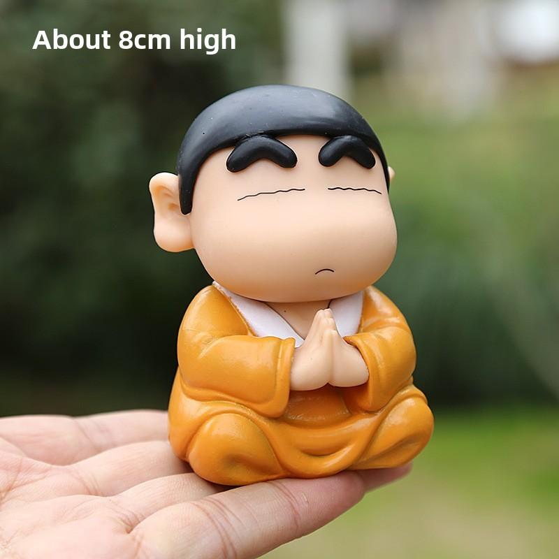 Шин-чан Карандаш Лотос Халат ПВХ Статуя Для Офиса И Дома Украшения Подарки