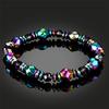 Потеря веса Многоцветный Магнитный Браслет Бусины Гематит Камень Для Терапии Здоровье