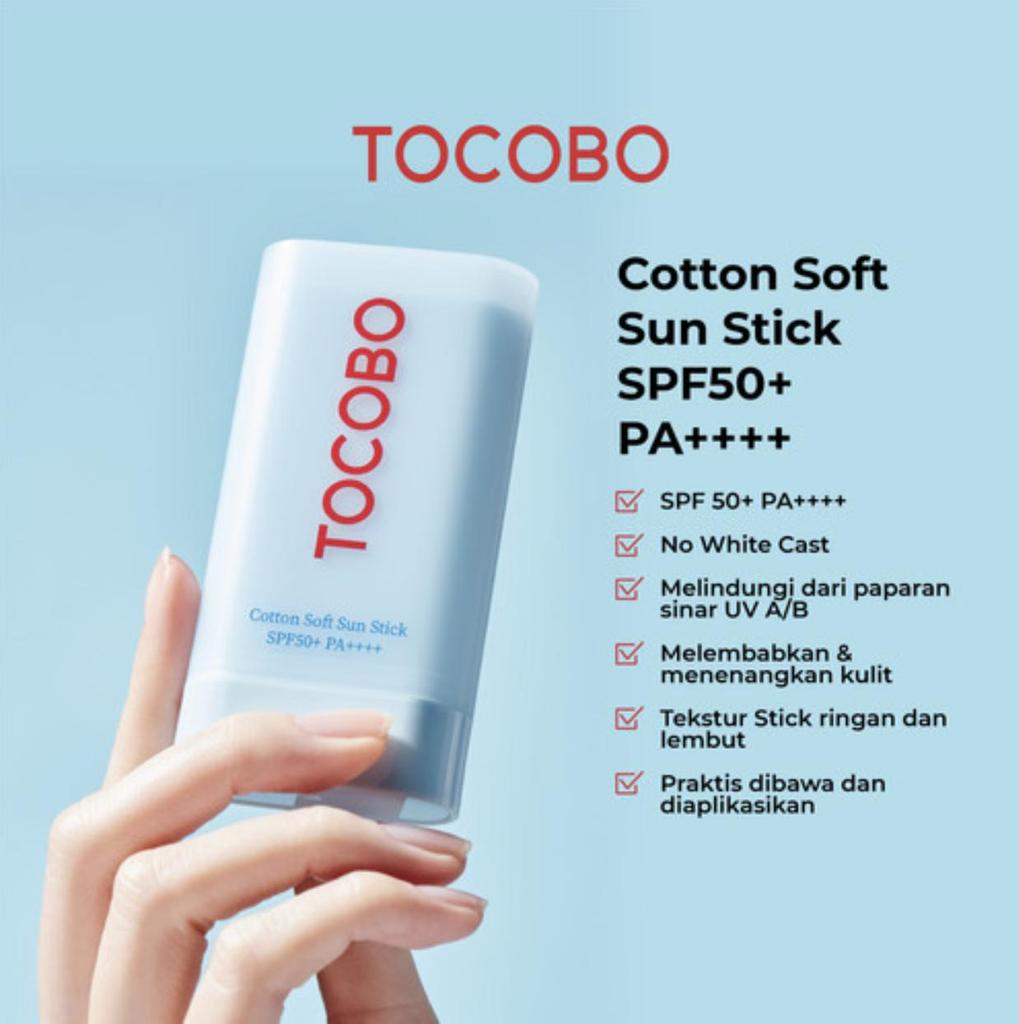 TOCOBO Мягкий солнцезащитный крем-стик Cotton Soft SPF50+ PA++++ 19 г