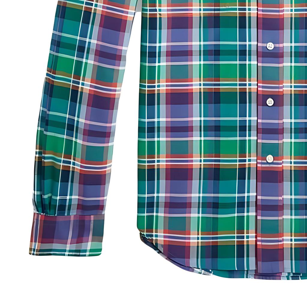 Polo Ralph Lauren клетчатая однобортная рубашка с воротником-стойкой, повседневная, с длинным рукавом, мужские рубашки, многоцветные MNPOWOV16823241-999