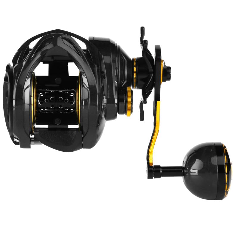 VISPREA Углеволоконная Кастинговая Глубокая Алюминиевая Сплавная Идеальна для Моря и Ручья Супер Прочная Магнитная Мощная Длинная Углеродная Передача Фрикцион yu179x Катушка,