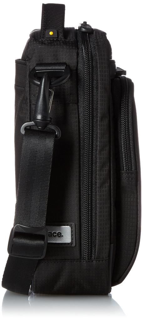 Shoulder bag lightness and Ultra lightweight 190g Light Shoulder strap removable 2way crossbody bag Small Black [Ace Gene] [Both strength] ``Flex
