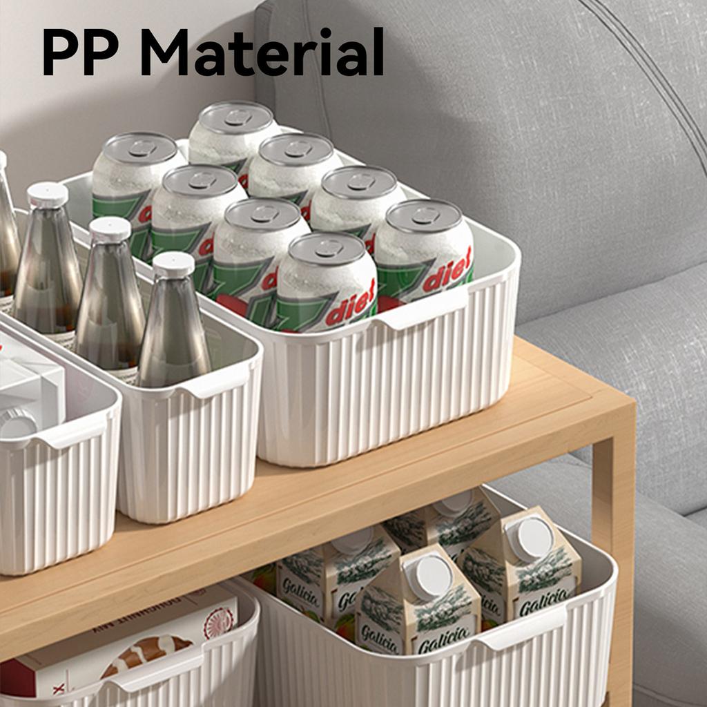 Многофункциональный шкаф Пластиковая корзина для хранения Большая вместимость Организация хранения С ручкой Для ванной комнаты Кухни