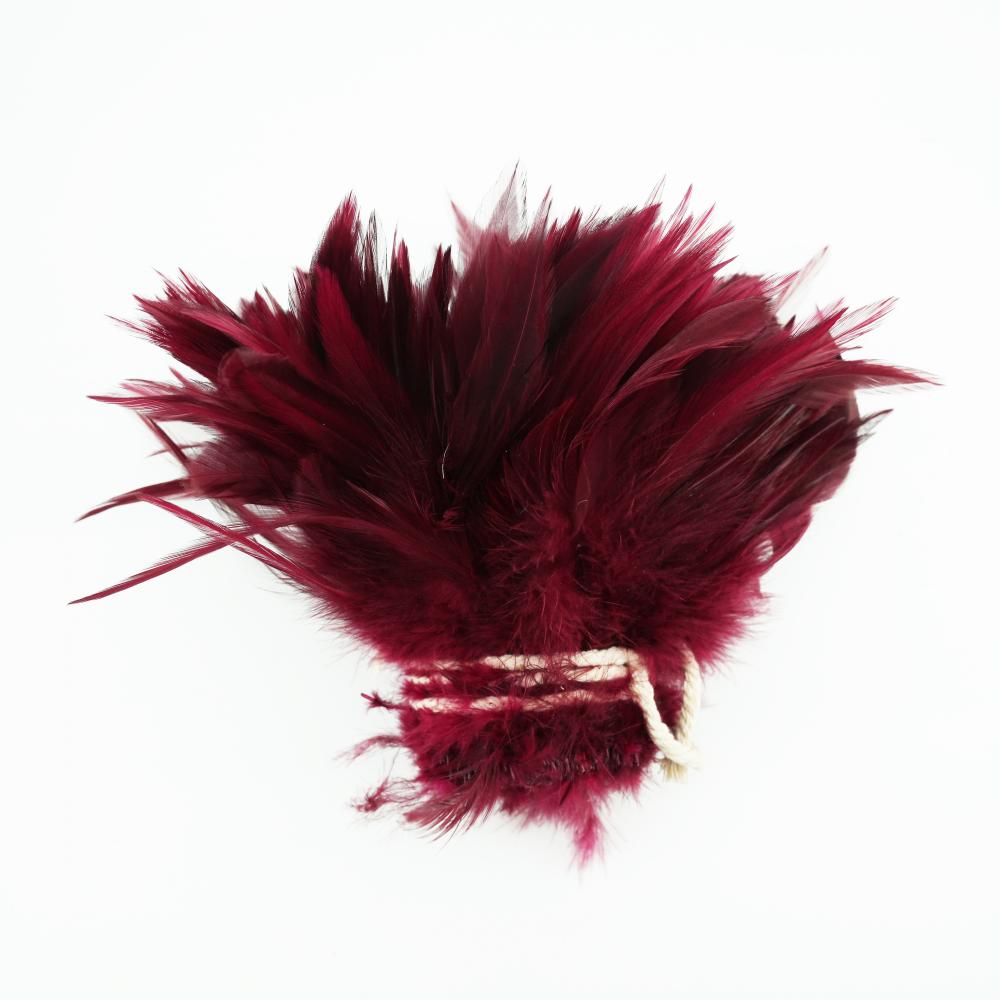 Whole 900PCS Fade Rooster Feathers Dyeing 5-6" Hackle 12-15 Cm Strung DIY Chicken Plume Jewelry Costume Hat Party Mask