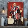 Постеры напитка Nuka Cola Металлическая табличка Идеальное настенное украшение для паба Игровой атмосферы