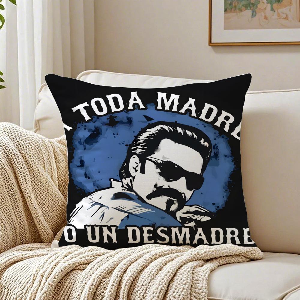 American Fashion Brand Retro Pattern Art Cushion Cover Linen Pillowcase Soft for Sofa Bed Home Room Decor