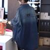 Ретро-стираемые джинсовые куртки для мужчин и женщин, свободные повседневные универсальные пальто в стиле хип-хоп