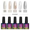 PHOENIXY 5 цветов, набор гель-лаков для ногтей, дизайн ногтей, УФ-гель-лак, замачиваемый гель для ногтей, блестящие блестки, набор лаков для ногтей, дизайн ногтей, лак, праздничные подарки