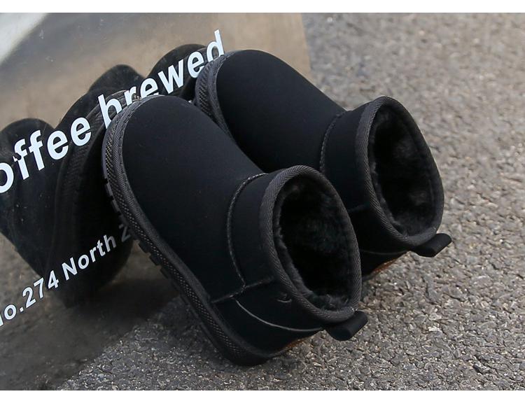 Kids' 2025 Winter Slip-on Snow Boots - Classic Fashion for Boys and Girls