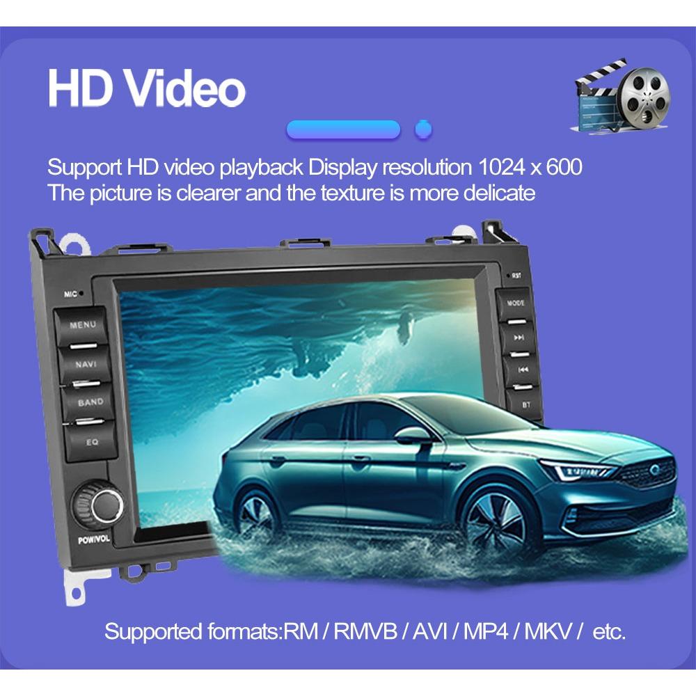 Car Radio Multimedia Player For Mercedes Benz A-Class W169 B-Class W245 V-Class W639 W906 Sprinter Viano 2 Din Android Carplay GPS Autoradio 2+32GB