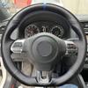 Car Accessories Steering Wheel Cover Leather Trim For Golf 6 MK6 2009-2014 Polo GTI Scirocco R Passat CC Tiguan R-Line