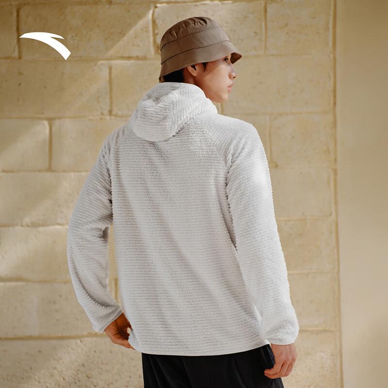 ANTA Fire Shell Tech Fleece Hooded Long Sleeve T-Shirt