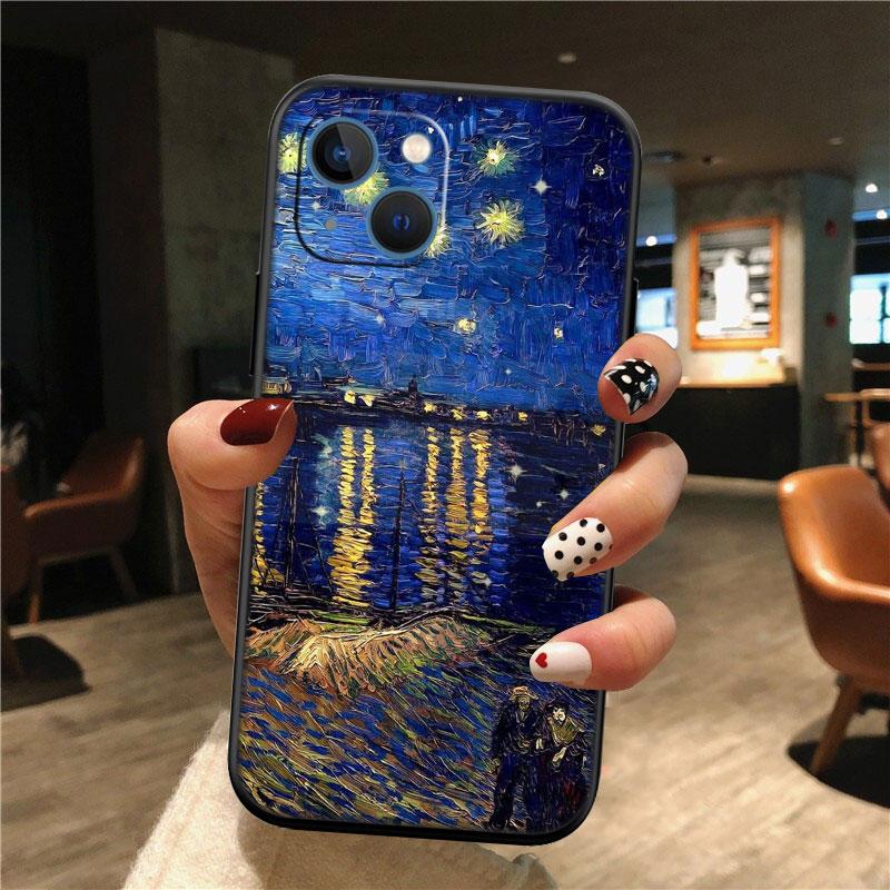 IK65 Starry Night Van Gogh New High-End Shell Phone Case for Redmi Note 8 9 Pro Max 9S 9T 9C NFC 8T 8A 10A A4