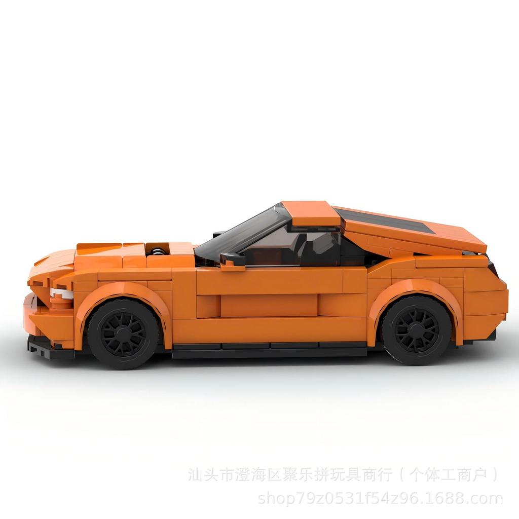 Совместимый с Ford Mustang Пазл для детей Сборка Раннее развитие DIY Набор строительных блоков Спортивный автомобиль