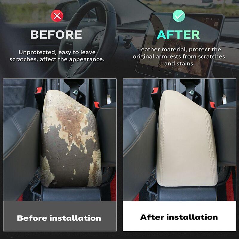 Оригинальный чехол на подлокотник автомобиля для Honda Civic 11th Gen 2022-2023, чехол из искусственной кожи, накладка на подлокотник, центральная консоль