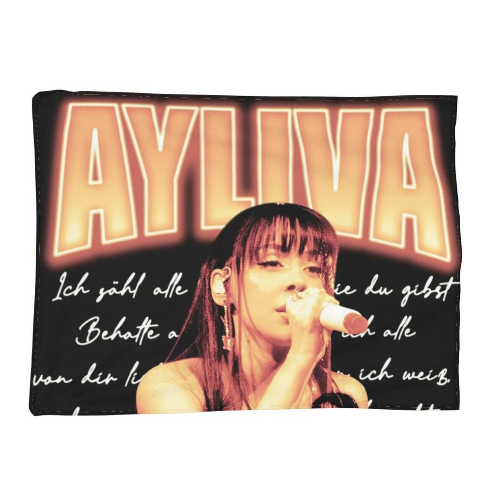 Музыкальная певица Ayliva Пледы Мягкий Теплый Фланелевый Плед Покрывало для Кровати Гостиной Пикника Путешествия Дома Дивана
