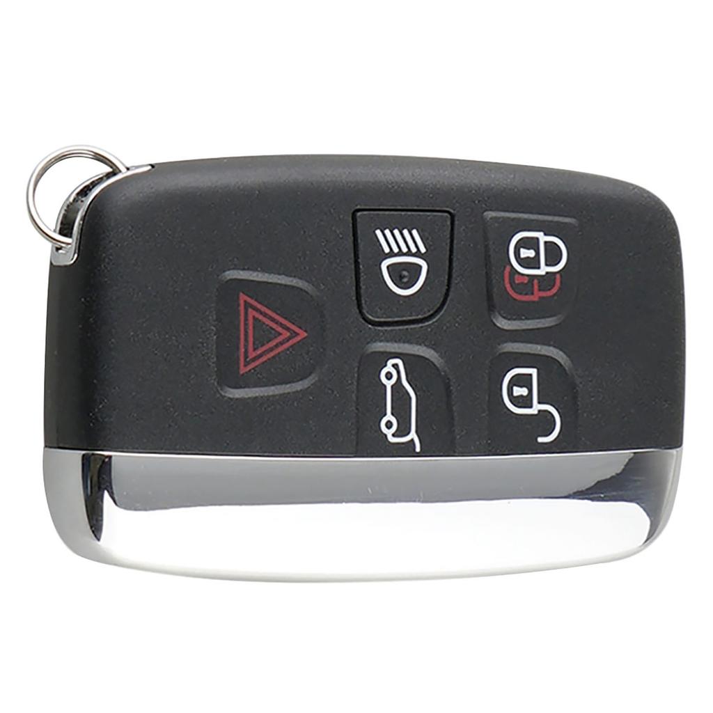 5 Button Black Smart Car Remote Key Fob Case Cover Shell Fit for Jaguar for Land Rover