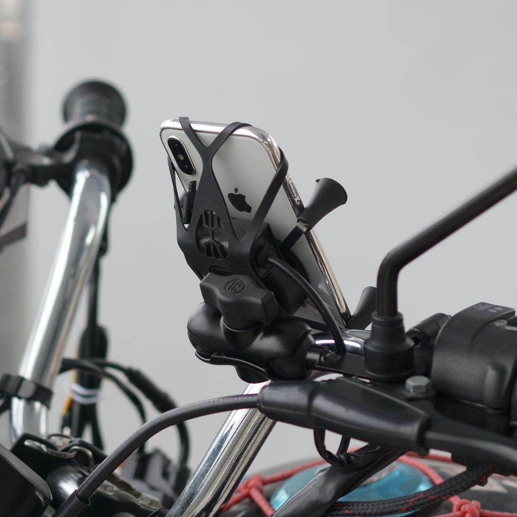 X-shaped Waterproof 9V To 24V USB Motorcycle Bracket Motorcycle Charger