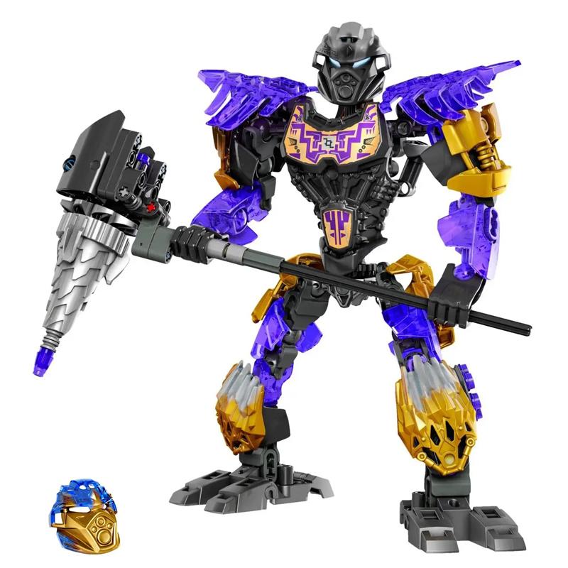 Новый Bionicle Мастер Существ Золотой Маски Строительные Блоки Огненный Объединитель Таху Комбинированный Робот Мех Кирпичи Игрушки Для Мальчиков Подарки