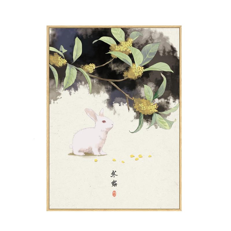 Китайская живопись на холсте для домашнего декора, 24 вида праздников, пейзажное настенное искусство, картины для гостиной, китайские постеры