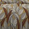 Parure housse de couette coton 57 fils 140x200 cm TOGO moutarde, par Soleil d'ocre