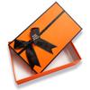 Подарочная коробка с бантом Hermès оранжевая сувенирный подарок подарок драгоценная упаковочная коробка ко Дню святого Валентина подарочная коробка для нижнего белья