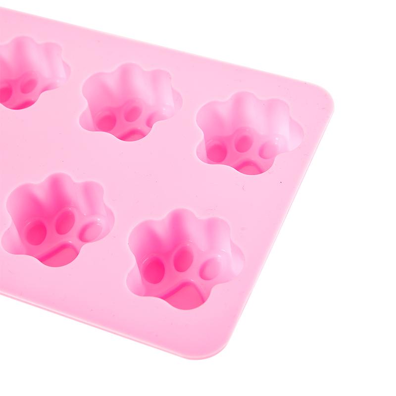10 ячеек собака кошка лапа силиконовые формы для торта для печенья желе противень для выпечки льда