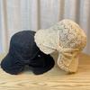 Fisherman Hat Women's New Spring and Summer Hollow Breathable Sun Hat Elegant Bow Fashion Versatile Thin Basin Hat