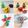 Hand Fidget Dinosaur Mesh Ball Grape Toys Vent Dinosaur Squeezing Ball  Children's Toys