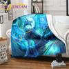 Dragon Cartoon Blankets Dragon Blanket Anime Dragon Flannel Blankets Sofa Bedspread Soft Warm Blankets Kids Blankets Home Decor