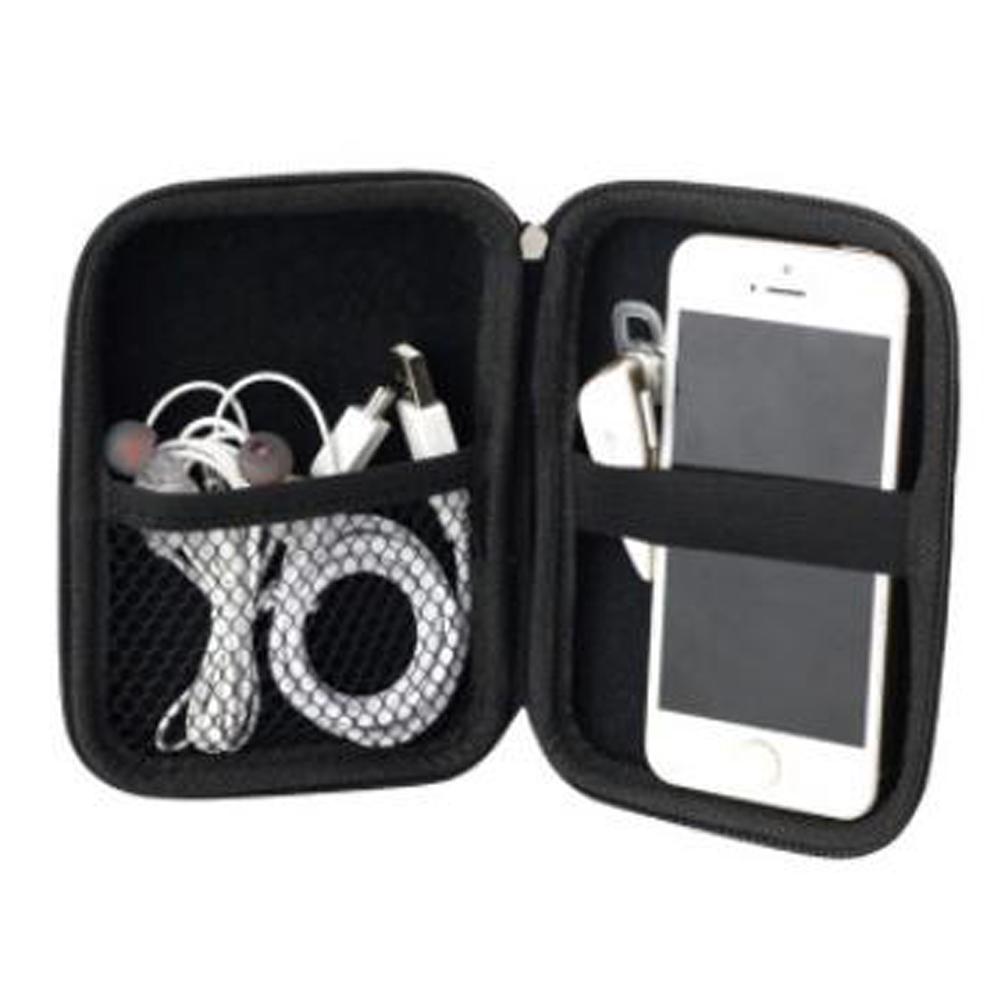 2.5 Inch Hard Disk Bag Headset Bag Multi-function Mobile Power Package EVA Pouch Earphone Bag for PC Laptop Hard Disk Case